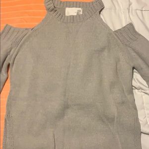JOA Cold Shoulder Sweater